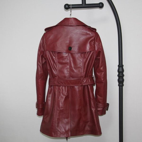 women's leather & faux women genuine clothes jacket sheepskin long windbreaker coat female chaqueta cuero mujer 2021 kj5242, Black
women's leather & faux women genuine clothes jacket sheepskin long windbreaker coat female chaqueta cuero mujer 2021 kj5242, Black