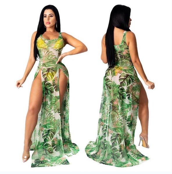 women's summer beach bikini cover-ups long dress pool party floral pattern split sundress flower cover up beachwear swimwear, White;black
women's summer beach bikini cover-ups long dress pool party floral pattern split sundress flower cover up beachwear swimwear, White;black