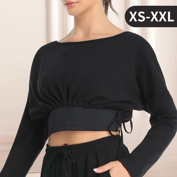 yoga outfit bkrive casual long sleeve crop women pullover side drawstring sweatshirt ruched black t-shirt shirt clothing
yoga outfit bkrive casual long sleeve crop women pullover side drawstring sweatshirt ruched black t-shirt shirt clothing