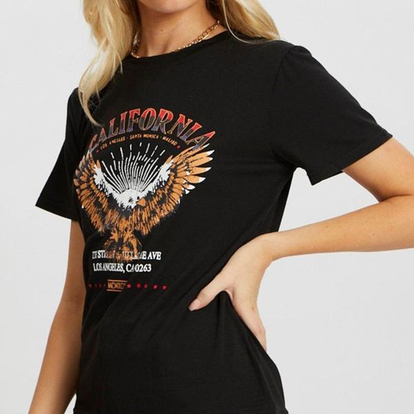 women's t-shirt vintage california eagle graphic t shirts cool stylish girls black tshirt o-neck summer plus size streetwear korean fa, White
women's t-shirt vintage california eagle graphic t shirts cool stylish girls black tshirt o-neck summer plus size streetwear korean fa, White