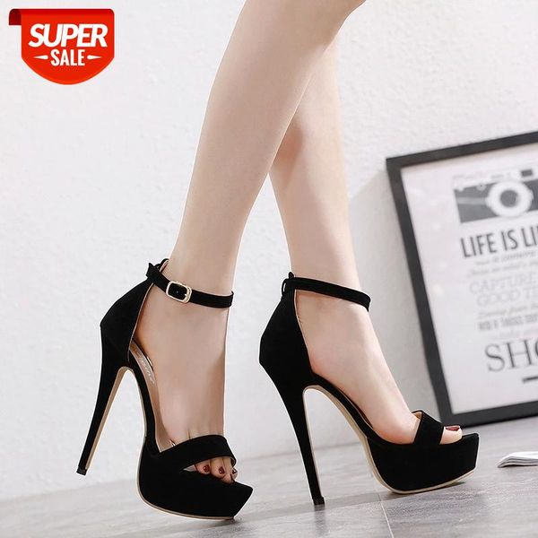platform sandals 15cm fashion thick with fish mouth shoes high-heeled hollow nightclub high sandal 2021 #es5o, Black
platform sandals 15cm fashion thick with fish mouth shoes high-heeled hollow nightclub high sandal 2021 #es5o, Black