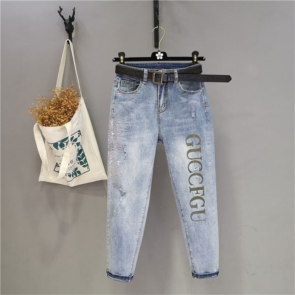 spring autumn women vintage black loose diamonds high waisted jeans streetwear ankle-length denim pants trousers plus size 3xl, Blue
spring autumn women vintage black loose diamonds high waisted jeans streetwear ankle-length denim pants trousers plus size 3xl, Blue