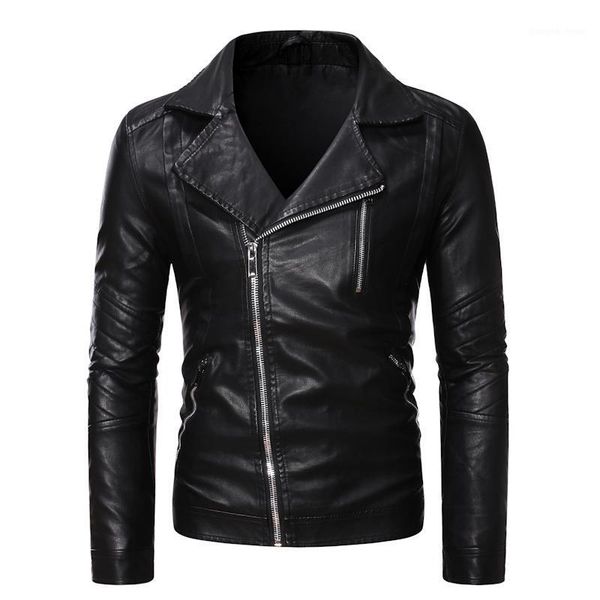 men's fur & faux spring autumn solid color lapel zipper pocket slim motorcycle long sleeve leather jacket, Black
men's fur & faux spring autumn solid color lapel zipper pocket slim motorcycle long sleeve leather jacket, Black
