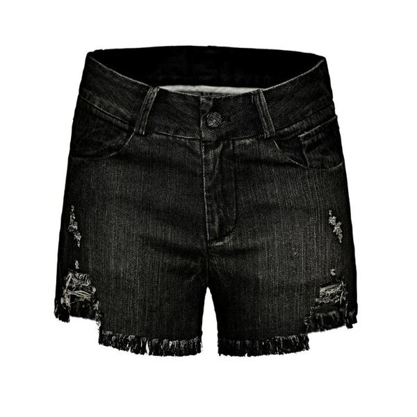 summer casual denim women fashion black shorts high waists burrs leg-openings plus size women's, White;black
summer casual denim women fashion black shorts high waists burrs leg-openings plus size women's, White;black
