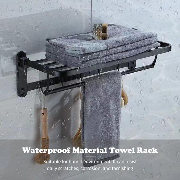 towel racks foldable bath rack with 5 hooks drilling wall mounted bathroom shelves bar stainless steel towels holder shelf
towel racks foldable bath rack with 5 hooks drilling wall mounted bathroom shelves bar stainless steel towels holder shelf
