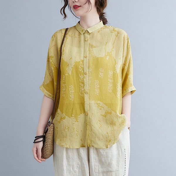 women loose casual shirts new arrival summer fashion y style vintage print female half sleeve cotton s3593 210412, White
women loose casual shirts new arrival summer fashion y style vintage print female half sleeve cotton s3593 210412, White