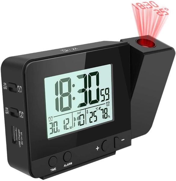 other clocks & accessories projection alarm clock digital dual table adjustable brightness date time and temperature snooze battery usb powe
other clocks & accessories projection alarm clock digital dual table adjustable brightness date time and temperature snooze battery usb powe