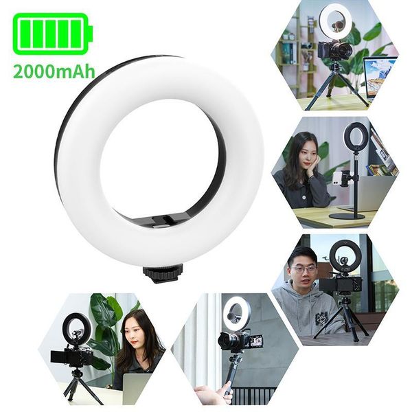 vl64 2000mah 3200k-5600k ring video light type-c portable fill with cold shoe for live streaming flash heads
vl64 2000mah 3200k-5600k ring video light type-c portable fill with cold shoe for live streaming flash heads