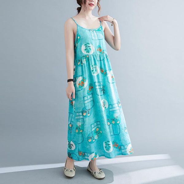 casual dresses coigarsam vintage sleeveless women long dress summer cotton linen spaghetti strap red green 8232, Black;gray
casual dresses coigarsam vintage sleeveless women long dress summer cotton linen spaghetti strap red green 8232, Black;gray