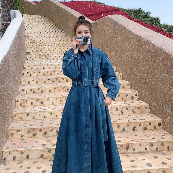 casual dresses dressed in women's jeans with long sleeves, spring and autumn, korean version of the retro french dress loose waist knee, Black;gray
casual dresses dressed in women's jeans with long sleeves, spring and autumn, korean version of the retro french dress loose waist knee, Black;gray