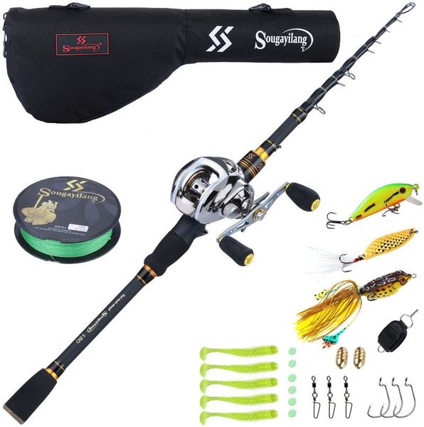 sougayilang baitcasting fishing rod and reel combo ultra light lure/line/bag for travel saltwater freshwater
sougayilang baitcasting fishing rod and reel combo ultra light lure/line/bag for travel saltwater freshwater