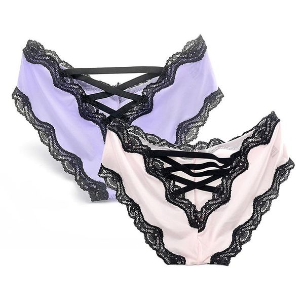 ice silk briefs lace side cross hollow panties low-waist seamless breathable elastic waist softy underwear lingerie women's, Black;pink
ice silk briefs lace side cross hollow panties low-waist seamless breathable elastic waist softy underwear lingerie women's, Black;pink