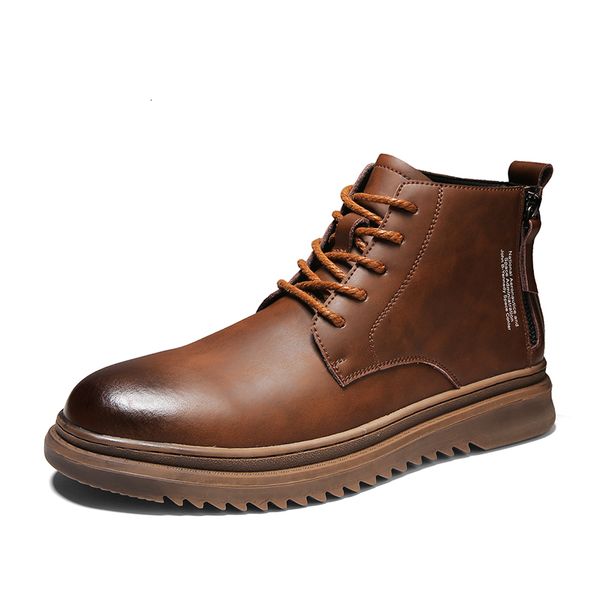 boots winter men man leather shoes ankle motorcycle casual couple fashion british vintage size 38-43 yb94, Black
boots winter men man leather shoes ankle motorcycle casual couple fashion british vintage size 38-43 yb94, Black