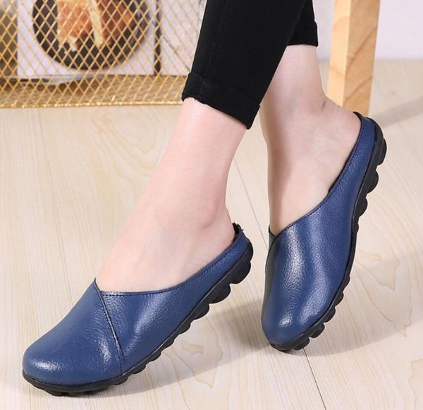 slippers woman genuine leather flat shoes comfortable casual fashion sandals female muller slip on slides 2021 spring summer1, Black
slippers woman genuine leather flat shoes comfortable casual fashion sandals female muller slip on slides 2021 spring summer1, Black