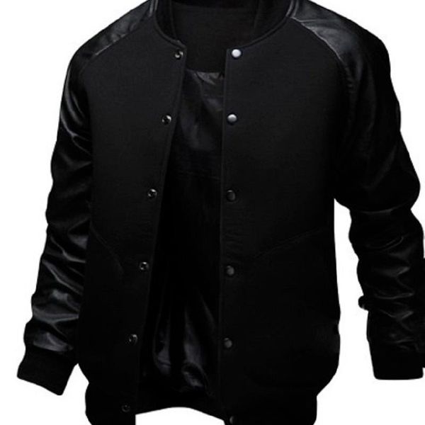 men's jackets lovzon nieuwe merk baseball jacks fashion design lente herfst sport slim fit stand kraag jas mannen plus size, Black;brown
men's jackets lovzon nieuwe merk baseball jacks fashion design lente herfst sport slim fit stand kraag jas mannen plus size, Black;brown