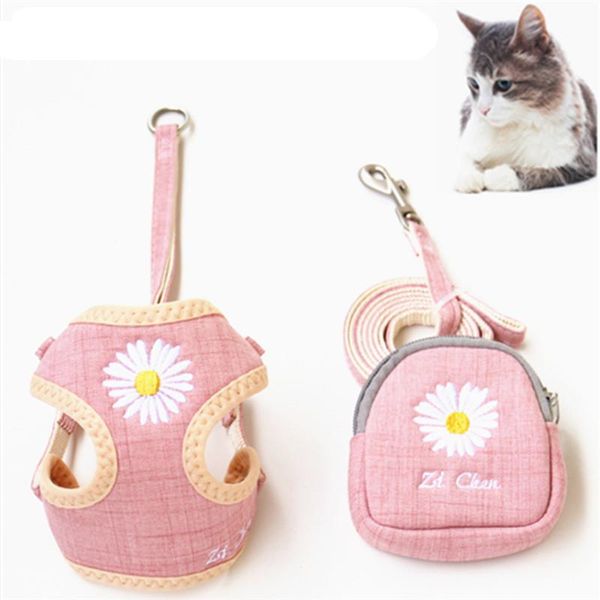 dog collars & leashes cat harness vest pet adjustable with snack bags walking leash for puppy daisy small dogs yorkies
dog collars & leashes cat harness vest pet adjustable with snack bags walking leash for puppy daisy small dogs yorkies