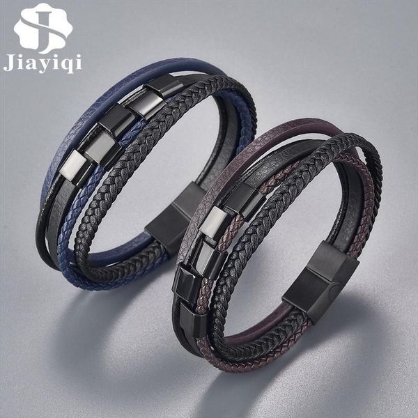 charm bracelets punk leather bracelet for men jewelry stainless steel magnetic hip hop multilayer male bangles accessories rope, Golden;silver
charm bracelets punk leather bracelet for men jewelry stainless steel magnetic hip hop multilayer male bangles accessories rope, Golden;silver