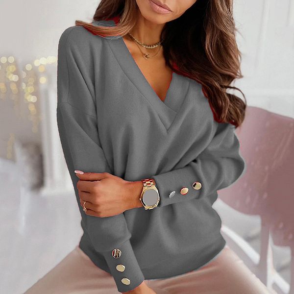 womens sweater autumn solid color deep v neck pocket single-breasted long sleeve pullover knitted cardigan 2021 oversized, White;black
womens sweater autumn solid color deep v neck pocket single-breasted long sleeve pullover knitted cardigan 2021 oversized, White;black