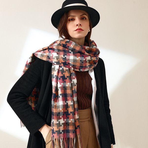 woman scarf plaid scarf women winter long tassel shawl fashion street imitation cashmere warm scarf men, Blue;gray
woman scarf plaid scarf women winter long tassel shawl fashion street imitation cashmere warm scarf men, Blue;gray