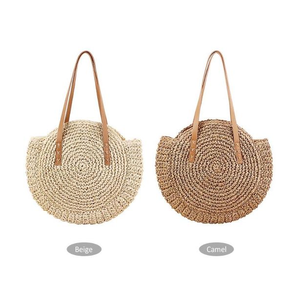 outdoor bags round straw beach bag vintage handmade woven shoulder raffia circle rattan bohemian summer vacation casual
outdoor bags round straw beach bag vintage handmade woven shoulder raffia circle rattan bohemian summer vacation casual