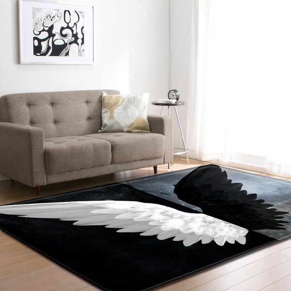carpets nordic 3d printed large angel wings mat soft area rugs anti-slip rug for living room home beside sofa table decor parlor
carpets nordic 3d printed large angel wings mat soft area rugs anti-slip rug for living room home beside sofa table decor parlor