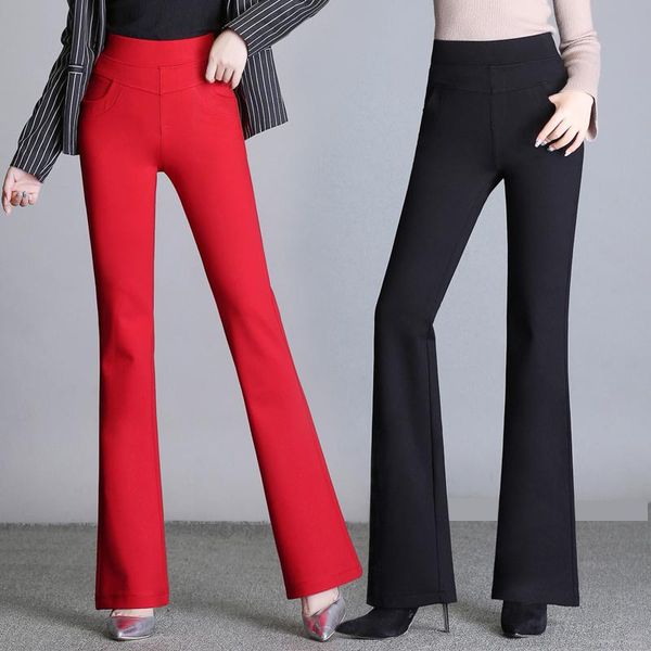 women's pants & capris spring and autumn woman thick high waist wide leg slim red flared casual trousers stretch, Black;white
women's pants & capris spring and autumn woman thick high waist wide leg slim red flared casual trousers stretch, Black;white
