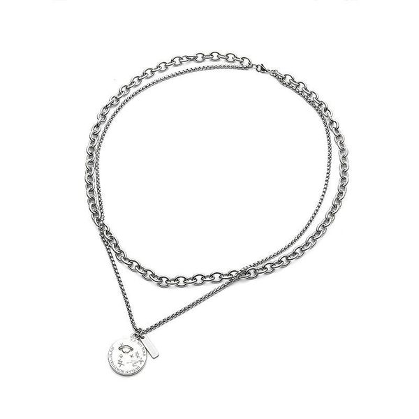 chains astar havenchaopai pendant necklace, minority hip-hop couple, high sense, superimposed versatile, Silver
chains astar havenchaopai pendant necklace, minority hip-hop couple, high sense, superimposed versatile, Silver