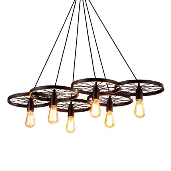 lamp covers & shades 1 set black round iron wheel light pendant cover bar vintage dinning room shade
lamp covers & shades 1 set black round iron wheel light pendant cover bar vintage dinning room shade
