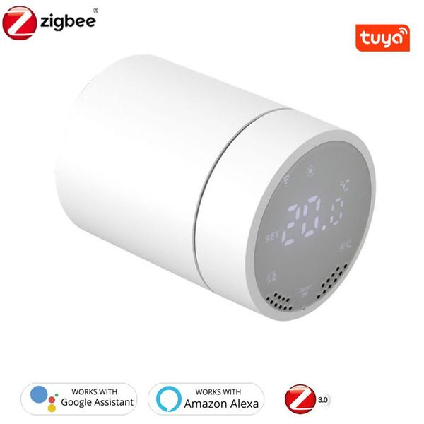 smart home control tuya zigbee thermostatic radiator valve with 3 pcs conversion head programmable touchable temperature controller
smart home control tuya zigbee thermostatic radiator valve with 3 pcs conversion head programmable touchable temperature controller