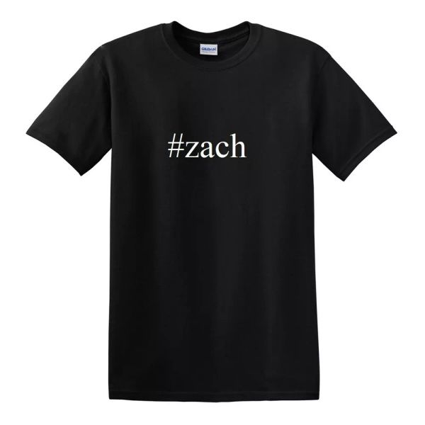 hashtag zach rare tee shirt #zach birthday gift funny present name black t-shirt, White;black
hashtag zach rare tee shirt #zach birthday gift funny present name black t-shirt, White;black