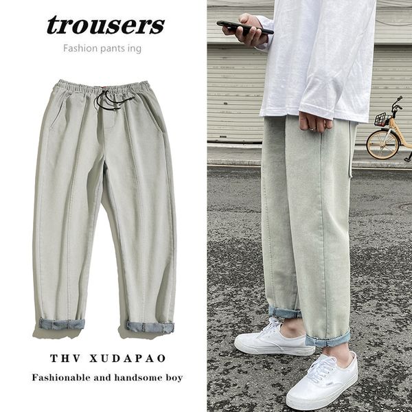 drawstring jeans mens fashion washed casual retro straight jeans men streetwear wild loose hip hop denim pants mens -5xl, Blue
drawstring jeans mens fashion washed casual retro straight jeans men streetwear wild loose hip hop denim pants mens -5xl, Blue