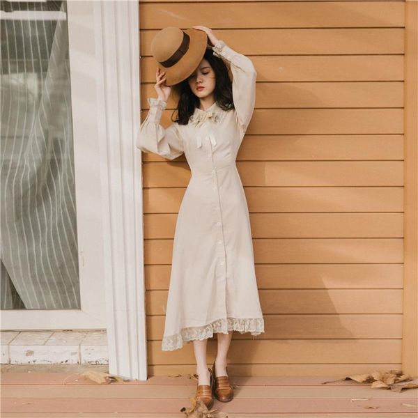 casual dresses 2021 fashion women's vintage french women spring and autumn dress, Black;gray
casual dresses 2021 fashion women's vintage french women spring and autumn dress, Black;gray