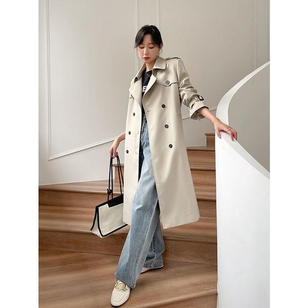 women's trench coats small medium and long windbreaker autumn 2021 clothing design sense of fashion coat spring, Tan;black
women's trench coats small medium and long windbreaker autumn 2021 clothing design sense of fashion coat spring, Tan;black