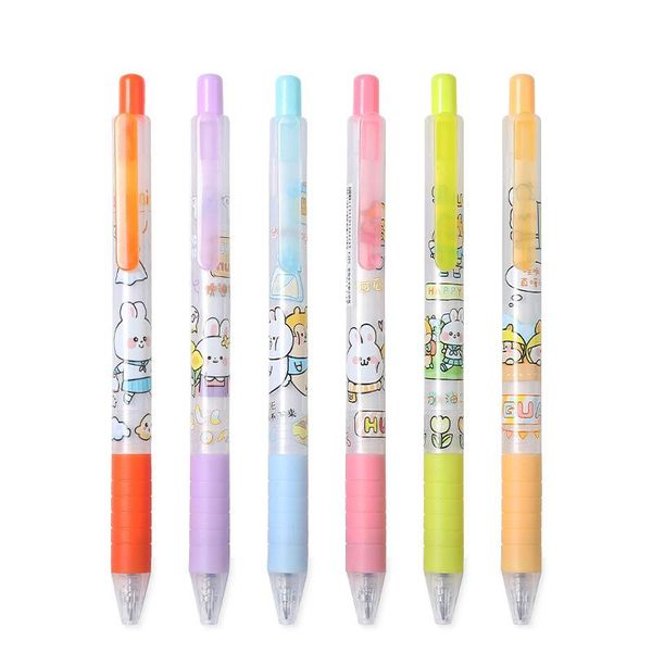 gel pens 6pcs/lot cartoon cute press pen 0.5mm black ink for office school writing journal supplies stationery girl gifts
gel pens 6pcs/lot cartoon cute press pen 0.5mm black ink for office school writing journal supplies stationery girl gifts