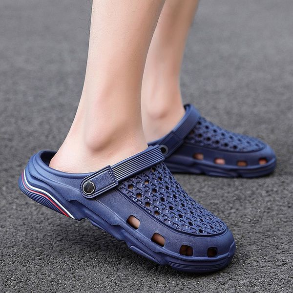 fashion mens women sports trainer size hole sandals shoes trend casual summer 2021 beach dual-use outdoor men's baotou sandal and slipp, Black
fashion mens women sports trainer size hole sandals shoes trend casual summer 2021 beach dual-use outdoor men's baotou sandal and slipp, Black