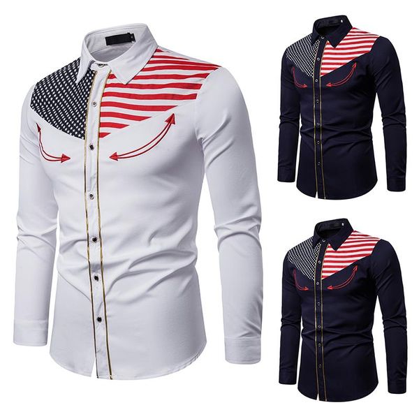 men's casual shirts vertvie 2021 men shirt autumn print slim fit long sleeve british patchwork male streetwear camisa masculina, White;black
men's casual shirts vertvie 2021 men shirt autumn print slim fit long sleeve british patchwork male streetwear camisa masculina, White;black