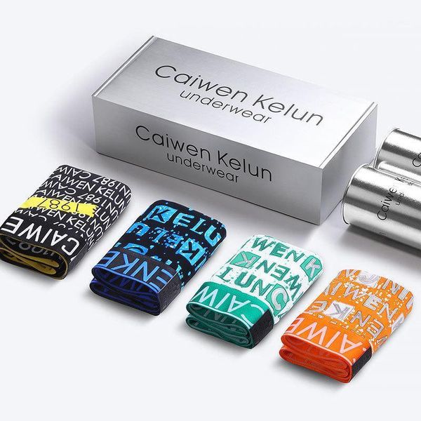 underpants 4 pcs gift mens underwear boxers fashion printed boxer shorts men ice silk ultra-thin breathable male panties, Black;white
underpants 4 pcs gift mens underwear boxers fashion printed boxer shorts men ice silk ultra-thin breathable male panties, Black;white