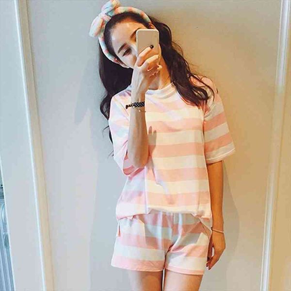 womens striped sleepwear nightgowns 2pcs womesleep lounge o-neck pink and for girl home shorts sets, Black;red
womens striped sleepwear nightgowns 2pcs womesleep lounge o-neck pink and for girl home shorts sets, Black;red