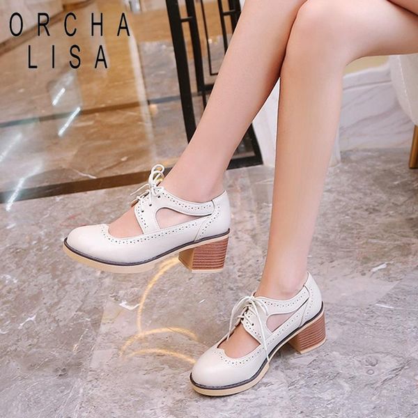women block pumps shoes summer lace up brogues oxfords lady hollow high heels cut-out footwear dress, Black
women block pumps shoes summer lace up brogues oxfords lady hollow high heels cut-out footwear dress, Black