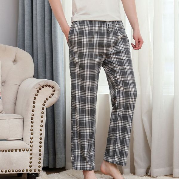 men's sleepwear autumn soft cotton pajamas home pants large size plaid print trousers male casual homewear sleep qfzl, Black;brown
men's sleepwear autumn soft cotton pajamas home pants large size plaid print trousers male casual homewear sleep qfzl, Black;brown