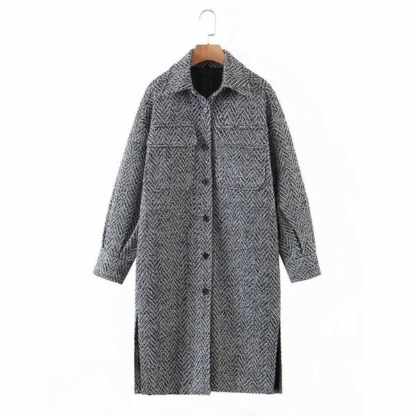 merodi women winter fashion woolen gray za coats female stylish single breasetd thick outwear ladies pockes long jackets ovesize 211105, Black;brown
merodi women winter fashion woolen gray za coats female stylish single breasetd thick outwear ladies pockes long jackets ovesize 211105, Black;brown