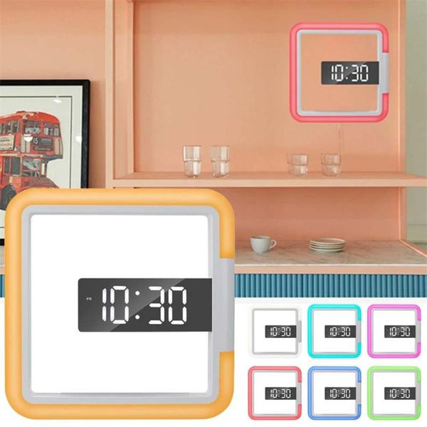 wall clocks digital clock multifunctional led mirror hollow hanging with temperature display 7 color light
wall clocks digital clock multifunctional led mirror hollow hanging with temperature display 7 color light