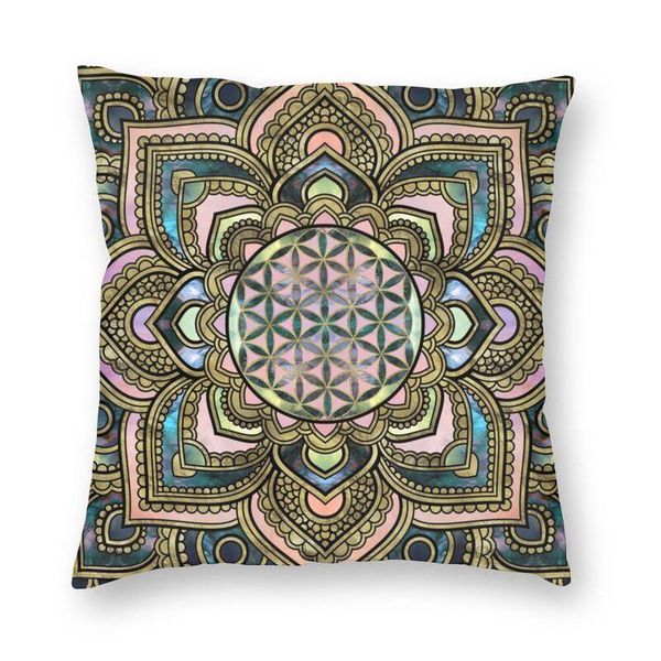 cushion/decorative pillow mandala spiritual flower of life in lotus cushion cover 40x40cm home decorative sacred geometry meditation throw f
cushion/decorative pillow mandala spiritual flower of life in lotus cushion cover 40x40cm home decorative sacred geometry meditation throw f