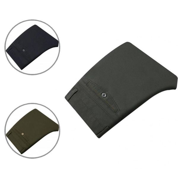 men's pants great stitching terrific handsome winter trousers smooth men solid color for going out, Black
men's pants great stitching terrific handsome winter trousers smooth men solid color for going out, Black