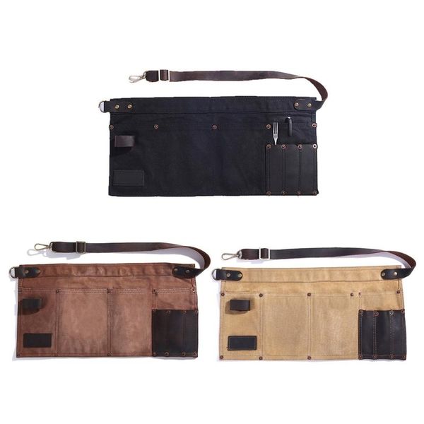 multi-pocket apron for women real leather canvas half pocket waitress n7md aprons
multi-pocket apron for women real leather canvas half pocket waitress n7md aprons