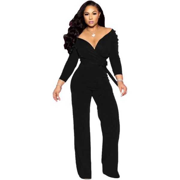 women's jumpsuits & rompers 2021 autumn and winter european american clothing v-neck solid color loose nightclub style, Black;white
women's jumpsuits & rompers 2021 autumn and winter european american clothing v-neck solid color loose nightclub style, Black;white