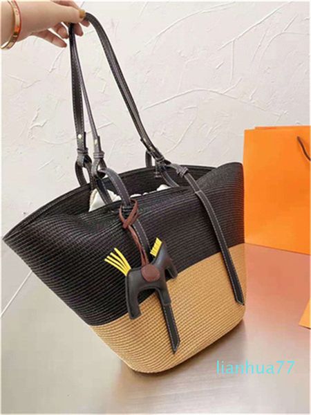 designer- women straw bags ladies tote bag shoulder handbag handbags real straws material fabric classic summer resort style styles
designer- women straw bags ladies tote bag shoulder handbag handbags real straws material fabric classic summer resort style styles