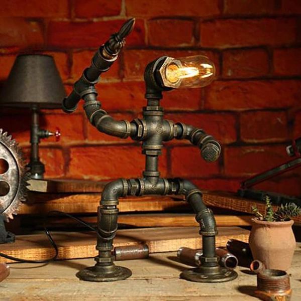 table lamps antique retro vintage personality black metal water pipe lamp industrial desk for bedroom bedside nightstand (down)
table lamps antique retro vintage personality black metal water pipe lamp industrial desk for bedroom bedside nightstand (down)