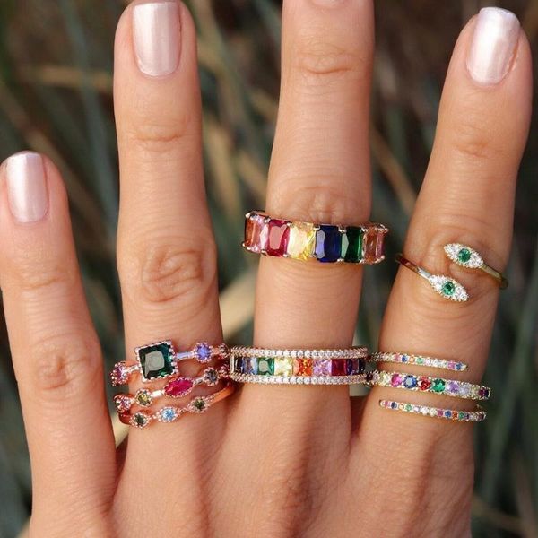 Fashion Lucky Evil Eyes Open Ring Gold Color Cz With Green Eyeball Zircons Adjustable Rings For Women Girls Punk Jewelry Wedding, Slivery;golden
Fashion Lucky Evil Eyes Open Ring Gold Color Cz With Green Eyeball Zircons Adjustable Rings For Women Girls Punk Jewelry Wedding, Slivery;golden