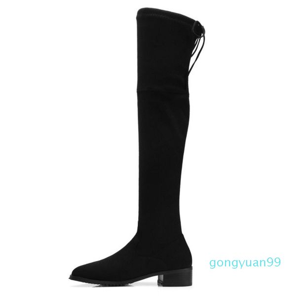 boots size 34-43 women long square heels lace up round toe over knee woman simple streth ladies footwear1, Black
boots size 34-43 women long square heels lace up round toe over knee woman simple streth ladies footwear1, Black